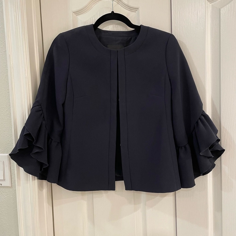 Blazer with adorable cropped bell sleeves